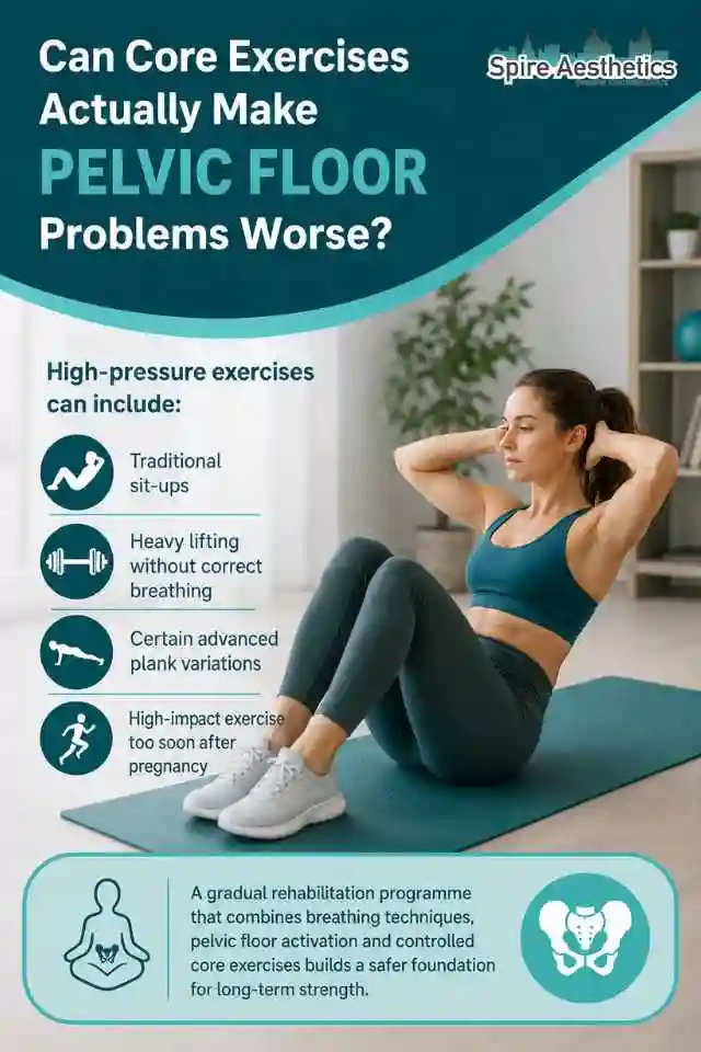 Can Strengthening Your Core Alone Actually Make Pelvic Floor Problems Worse Clacton?